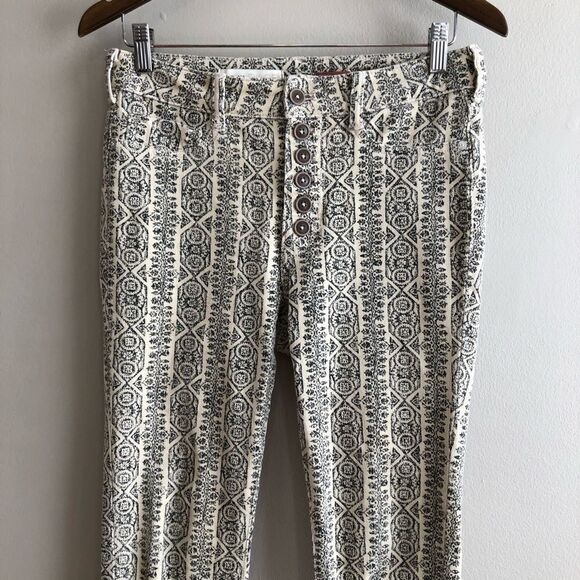 Pilcro And The Letterpress Anthropologie Boho High Waist Skinny Jeggings Jeans - Picture 3 of 15